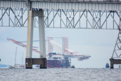 New Cranes Headed Under Chesapeake Bay Bridge for Port of Baltimore