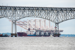 New Cranes Headed Under Chesapeake Bay Bridge for Port of Baltimore